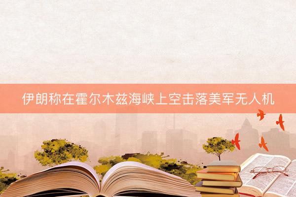 伊朗称在霍尔木兹海峡上空击落美军无人机