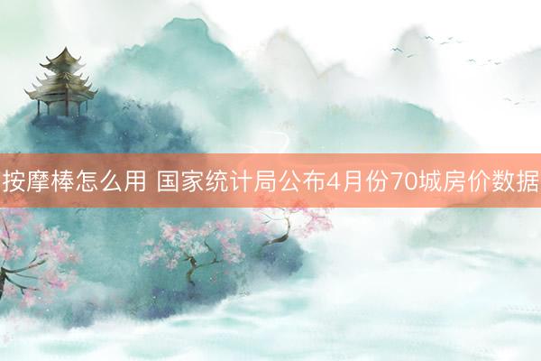 按摩棒怎么用 国家统计局公布4月份70城房价数据